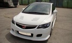 18 999 р. Передний бампер INGS Extreem  Honda Civic  FD (2005-2011) седан дорестайлинг, седан рестайлинг (Неокрашенный)  с доставкой в г. Владивосток. Увеличить фотографию 3