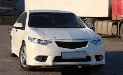 1 299 р. Реснички Sport на фары рестайлинг Honda Accord CU седан дорестайлинг (2008-2011) (Неокрашенные)  с доставкой в г. Владивосток. Увеличить фотографию 3