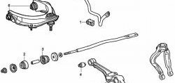 289 р. Полиуретановая втулка стабилизатора, задней подвески HONDA AVANCIER, I.D. = 24 мм Honda Avancier (1999-2003)  с доставкой в г. Владивосток. Увеличить фотографию 2