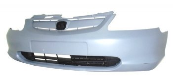 Передний бампер стандартный SAT (с решеткой) Honda Civic ( EU,  EP) (2003-2006)  хэтчбэк 5 дв. рестайлинг, хэтчбэк 3 дв. рестайлинг