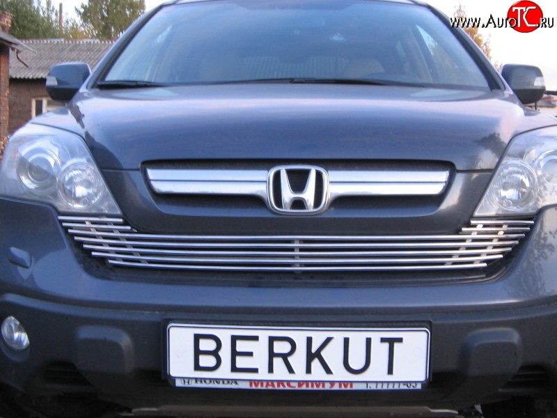 5 999 р. Декоративная вставка решетки радиатора Berkut Honda CR-V RE1,RE2,RE3,RE4,RE5,RE7 рестайлинг (2009-2012)  с доставкой в г. Владивосток