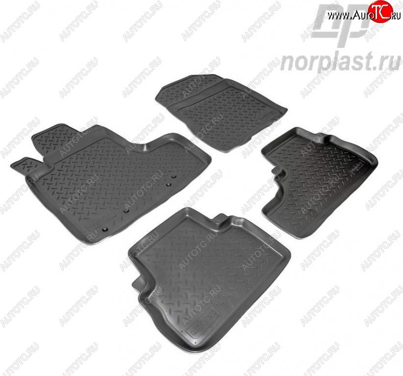 2 599 р. Комплект салонных ковриков Norplast Honda CR-V RE1,RE2,RE3,RE4,RE5,RE7 дорестайлинг (2007-2010)  с доставкой в г. Владивосток