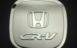 949 р. Накладка на лючок бензобака СТ Honda CR-V RM1,RM3,RM4 дорестайлинг (2012-2015)  с доставкой в г. Владивосток. Увеличить фотографию 2