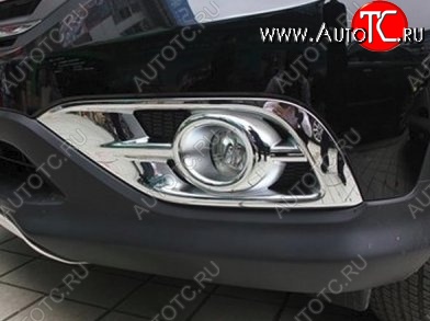 4 749 р. Подиумы противотуманных фар СТ Honda CR-V RM1,RM3,RM4 дорестайлинг (2012-2015)  с доставкой в г. Владивосток