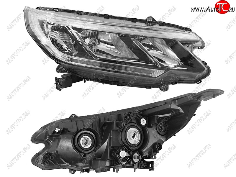 18 549 р. Правая фара SAT Honda CR-V RM1,RM3,RM4 рестайлинг (2014-2018)  с доставкой в г. Владивосток