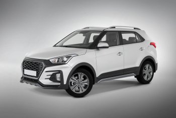 22 499 р. Передний бампер Xmug Hyundai Creta GS дорестайлинг (2015-2019) (Неокрашенный)  с доставкой в г. Владивосток. Увеличить фотографию 4