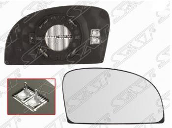Правое полотно зеркала SAT (сферическое с обогревом) Hyundai Getz  TB (2002-2010) хэтчбэк 5 дв. дорестайлинг, хэтчбэк 5 дв. рестайлинг