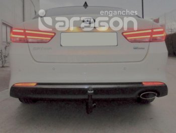 22 699 р. Фаркоп Aragon.(шар V) KIA Optima 4 JF дорестайлинг седан (2016-2018)  с доставкой в г. Владивосток. Увеличить фотографию 2