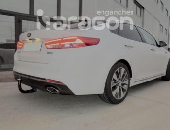 22 699 р. Фаркоп Aragon.(шар V) KIA Optima 4 JF дорестайлинг седан (2016-2018)  с доставкой в г. Владивосток. Увеличить фотографию 3