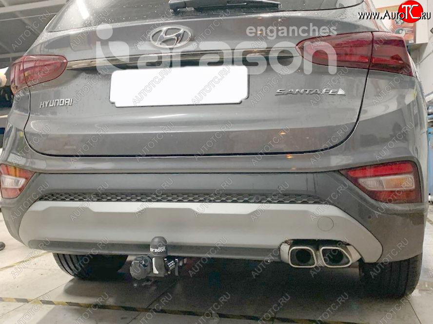 15 499 р. Фаркоп Aragon. (шар A) Hyundai Santa Fe TM дорестайлинг (2018-2021)  с доставкой в г. Владивосток