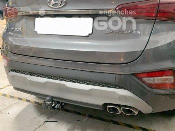 15 499 р. Фаркоп Aragon. (шар A) Hyundai Santa Fe TM дорестайлинг (2018-2021)  с доставкой в г. Владивосток. Увеличить фотографию 3