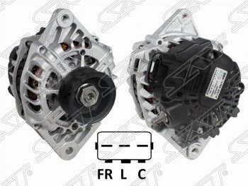 Генератор (1.4/1.6) SAT Hyundai Solaris  RBr (2010-2017), KIA Rio  3 QB (2011-2017)