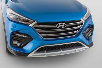 17 999 р. Передний бампер YT  Hyundai Tucson  TL (2015-2018) дорестайлинг (Неокрашенный)  с доставкой в г. Владивосток. Увеличить фотографию 5