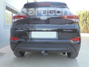 48 999 р. Фаркоп Aragon (съемный шар тип S - горизонтальный выдвижной шар) Hyundai Tucson TL дорестайлинг (2015-2018)  с доставкой в г. Владивосток. Увеличить фотографию 1