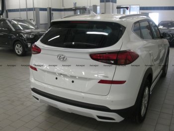 6 799 р. Юбка заднего бампера АВТОКРАТ Hyundai Tucson TL рестайлинг (2018-2021) (Неокрашенная)  с доставкой в г. Владивосток. Увеличить фотографию 3