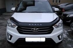 999 р. Дефлектор капота Russtal  Hyundai Creta  GS (2015-2021) дорестайлинг, рестайлинг  с доставкой в г. Владивосток. Увеличить фотографию 1