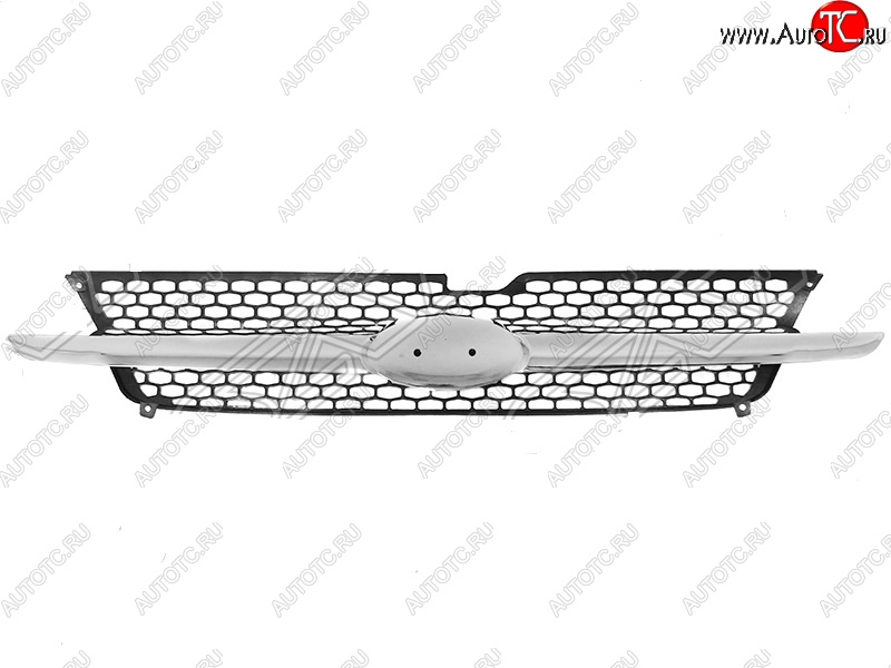 1 879 р. Решётка радиатора SAT (в сборе с хром. молдингом)  Hyundai Getz  TB (2002-2005) хэтчбэк 5 дв. дорестайлинг (Неокрашенная)  с доставкой в г. Владивосток