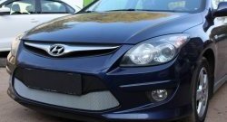 1 539 р. Сетка на бампер Russtal (хром)  Hyundai I30  FD (2010-2012) универсал рестайлинг, хэтчбэк 5 дв. рестайлинг  с доставкой в г. Владивосток. Увеличить фотографию 3