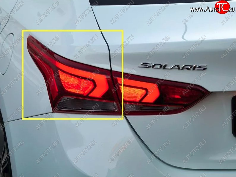 26 999 р. Фара задняя левая Стандартная (светодиодная)  Hyundai Solaris  HCR (2017-2020) седан дорестайлинг  с доставкой в г. Владивосток