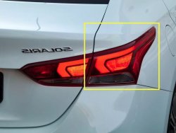 Фара задняя правая Стандартная (светодиодная) Hyundai (Хюндаи) Solaris (Солярис)  HCR (2017-2020) HCR седан дорестайлинг