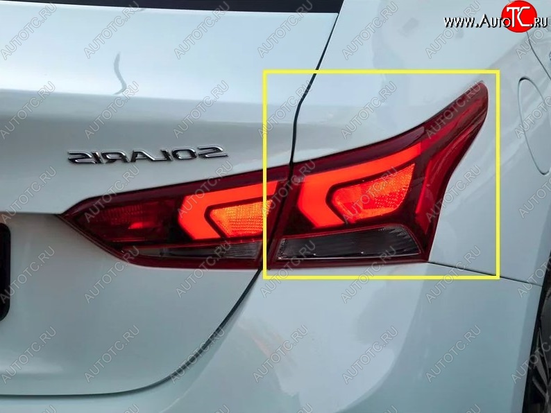 29 549 р. Фара задняя правая Стандартная (светодиодная)  Hyundai Solaris  HCR (2017-2020) седан дорестайлинг  с доставкой в г. Владивосток