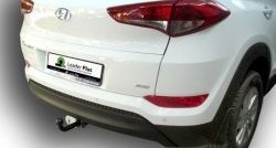 7 499 р. Фаркоп Лидер Плюс. Hyundai Tucson TL рестайлинг (2018-2021) (Без электропакета)  с доставкой в г. Владивосток. Увеличить фотографию 2