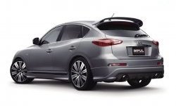 31 249 р. Комплект порогов Impul INFINITI EX35 J50 (2007-2013) (Неокрашенные)  с доставкой в г. Владивосток. Увеличить фотографию 6