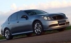 7 949 р. Накладка на передний бампер H Style INFINITI G37 V36 седан рестайлинг (2008-2014) (Неокрашенная)  с доставкой в г. Владивосток. Увеличить фотографию 2