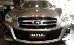 52 749 р. Передний бампер Impul INFINITI M (2010-2014) (Без карбоновых вставок, Неокрашенный)  с доставкой в г. Владивосток. Увеличить фотографию 3