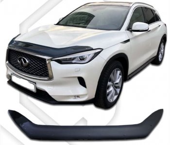 Дефлектор капота CA-Plastiс INFINITI (Инфинити) Qx50 (КуХ50)  J55 (2017-2022) J55