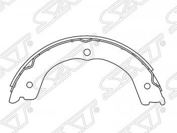 Колодки тормозные SAT (ручного тормоза) Nissan Patrol 6 Y62 дорестайлинг (2010-2014)