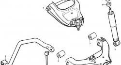 1 079 р. Полиуретановый сайлентблок верхнего рычага передней подвески Точка Опоры Isuzu Bighorn UBS25GW,UBS69GW 5 дв. дорестайлинг (1991-1993)  с доставкой в г. Владивосток. Увеличить фотографию 2