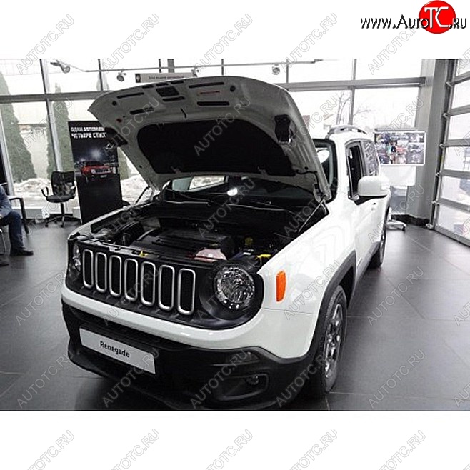 2 049 р. Упоры капота Russtal Jeep Renegade (2015-2024)  с доставкой в г. Владивосток