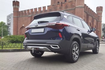 15 399 р. Фаркоп Petroil Tuning (съемный квадрат) KIA Seltos (2019-2024)  с доставкой в г. Владивосток. Увеличить фотографию 5