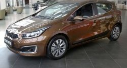 4 599 р. Молдинги RA  KIA Ceed  2 JD (2015-2018) рестайлинг, хэтчбэк (Поверхность шагрень)  с доставкой в г. Владивосток. Увеличить фотографию 5