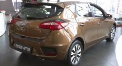 1 779 р. Защитная накладка на задний бампер RA  KIA Ceed  2 JD (2015-2018) рестайлинг, хэтчбэк  с доставкой в г. Владивосток. Увеличить фотографию 2