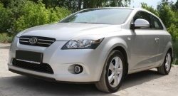 789 р. Реснички на фары RA  KIA Ceed  1 ED (2006-2010) дорестайлинг универсал, дорестайлинг, хэтчбэк 5 дв. (Поверхность глянец (под окраску), Неокрашенные)  с доставкой в г. Владивосток. Увеличить фотографию 4