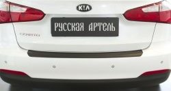 1 269 р. Защитная накладка на задний бампер RA KIA Cerato 3 YD дорестайлинг седан (2013-2016)  с доставкой в г. Владивосток. Увеличить фотографию 2