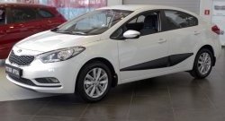 3 799 р. Молдинги RA (широкие, комплект на 4 двери)  KIA Cerato  4 BD (2018-2024) дорестайлинг седан, рестайлинг седан (Поверхность глянец (под окраску), Неокрашенные)  с доставкой в г. Владивосток. Увеличить фотографию 4