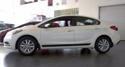 3 289 р. Молдинги RA (узкие, комплект 4 шт.)  KIA Cerato  3 YD (2013-2019) дорестайлинг седан, рестайлинг седан (Поверхность глянец (под окраску), Неокрашенные)  с доставкой в г. Владивосток. Увеличить фотографию 5