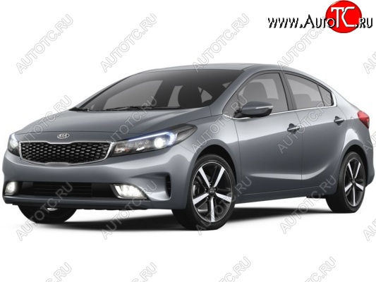 4 199 р. Передний бампер JORDEN KIA Cerato 3 YD рестайлинг седан (2016-2019) (Неокрашенный)  с доставкой в г. Владивосток