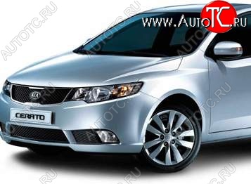 5 799 р. Левое крыло SAT (Тайвань) KIA Cerato 2 TD седан (2008-2013) (Неокрашенное)  с доставкой в г. Владивосток