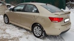 6 299 р. Пороги накладки GT Dynamics KIA Cerato 2 TD седан (2008-2013) (Неокрашенные)  с доставкой в г. Владивосток. Увеличить фотографию 2