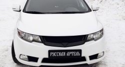 4 089 р. Решётка радиатора (Forte) RA  KIA Cerato  2 TD (2008-2013) седан (Поверхность глянец (под окраску), Неокрашенная)  с доставкой в г. Владивосток. Увеличить фотографию 3