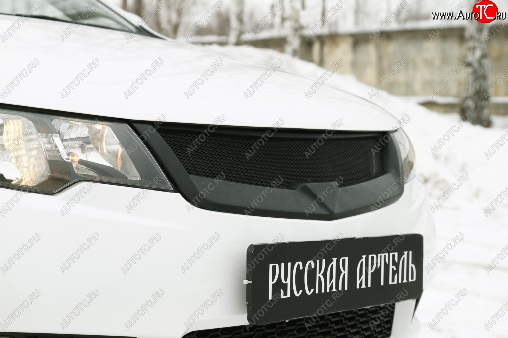 4 089 р. Решётка радиатора (Forte) RA  KIA Cerato  2 TD (2008-2013) седан (Поверхность глянец (под окраску), Неокрашенная)  с доставкой в г. Владивосток