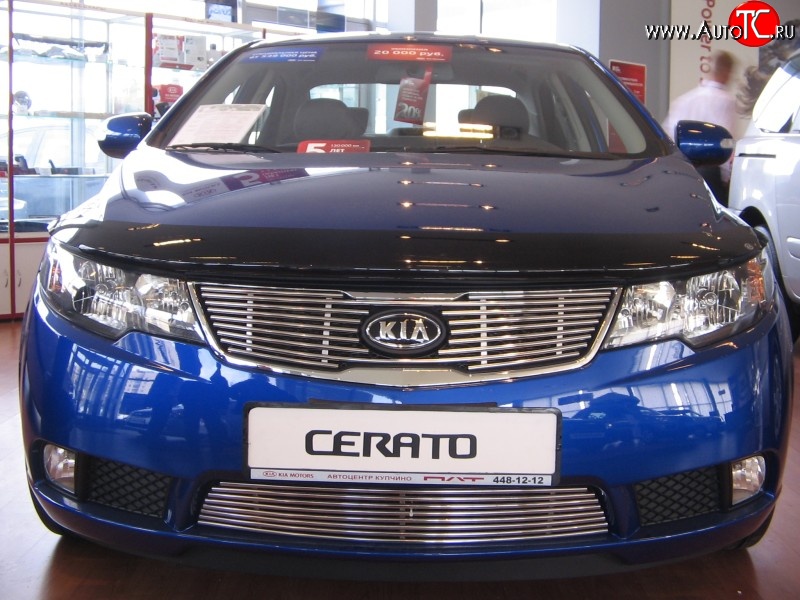 4 799 р. Декоративная вставка решетки радиатора Berkut KIA Cerato 2 TD седан (2008-2013)  с доставкой в г. Владивосток