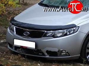 2 879 р. Дефлектор капота NovLine KIA Cerato 2 TD седан (2008-2013)  с доставкой в г. Владивосток