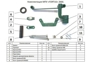 11 749 р. Замок КПП FORTUS (AT+) KIA Mohave HM2 (2019-2022)  с доставкой в г. Владивосток. Увеличить фотографию 2