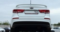 5 799 р. Спойлер BS KIA Rio 3 QB рестайлинг седан (2015-2017) (Неокрашенный)  с доставкой в г. Владивосток. Увеличить фотографию 4