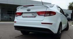 5 799 р. Спойлер BS KIA Rio 3 QB рестайлинг седан (2015-2017) (Неокрашенный)  с доставкой в г. Владивосток. Увеличить фотографию 5